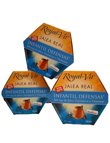 Oferta Pack (3 uds.) ROYAL VIT Jalea Real Infantil | HERBODELICIAS