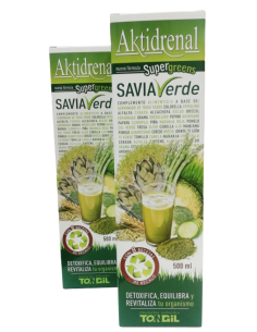 Aktidrenal Savia Verde Tongil 500 ml |Oferta (2 uds) | HERBODELICIAS