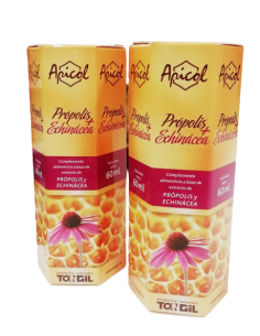 Pack (2 uds.) Apicol Propolis + Echinacea Tongil 60 ml | HERBODELICIAS