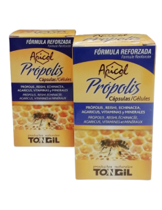 Oferta Pack (2 uds.) Apicol Propolis 40 cps Tongil | HERBODELICIAS