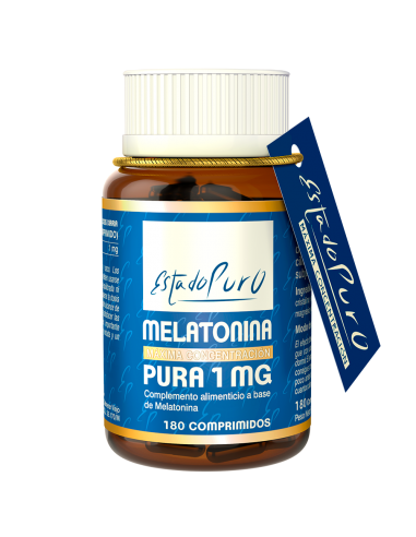 Melatonina Pura 1mg Estado Puro 180 comp Tongil Herbodelicias