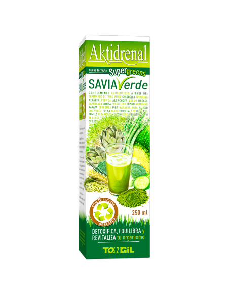 Aktidrenal Savia Verde  250 ml ·  Tongil ✅ HERBOLARIO ONLINE