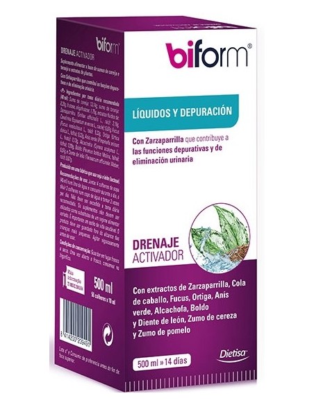 Comprar  ▷ Biform Drenaje Activador Dietisa 500 ml