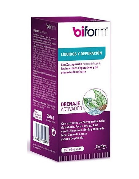 Biform Drenaje Activador Dietisa | 250 ml | HERBODELICIAS