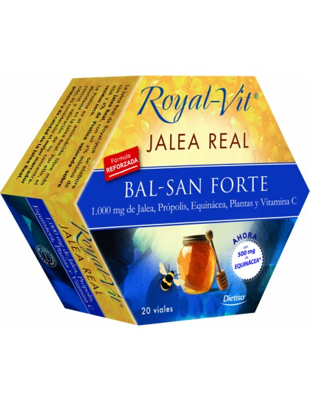 ROYAL VIT Jalea Real BalSan Forte Dietisa 20 viales | HERBODELICIAS