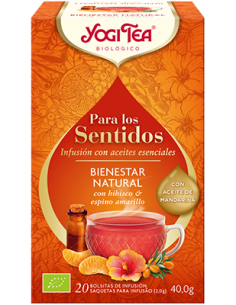 Yogi Tea Para los Sentidos Bienestar Natural Bolsitas