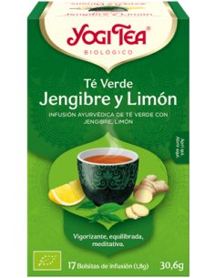 Te Verde Jengibre y Limón Yogi Tea