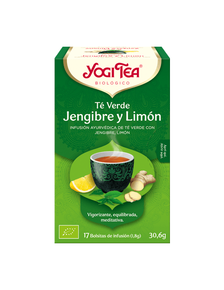 Te Verde Jengibre y Limón Yogi Tea