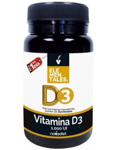 Vitamina D3 1000 UI Novadiet | HERBODELICIAS