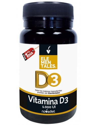 Vitamina D3 1000 UI Novadiet | HERBODELICIAS