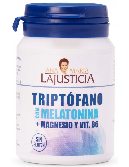 Triptófano con melatonina Ana María Lajusticia 60 comp | HERBODELICIAS