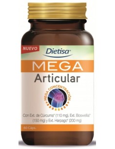 Mega Articular 60 cápsulas Dietisa | HERBODELICIAS