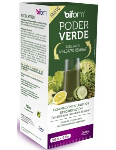 Biform Poder Verde Dietisa 500 ml | HERBODELICIAS