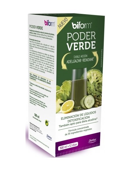 Biform Poder Verde Dietisa 500 ml | HERBODELICIAS