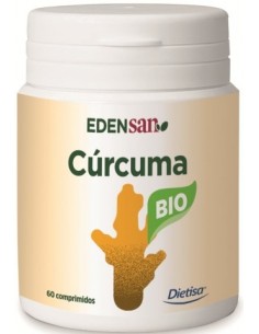 Cúrcuma Edensan Bio 60 comp Dietisa | HERBODELICIAS