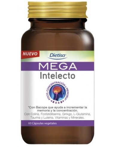 Mega Intelecto Dietisa 60 cápsulas | HERBODELICIAS