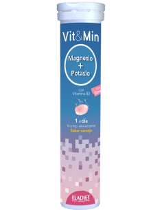 Vit Min Magnesio + Potasio Eladiet 14 comprimidos
