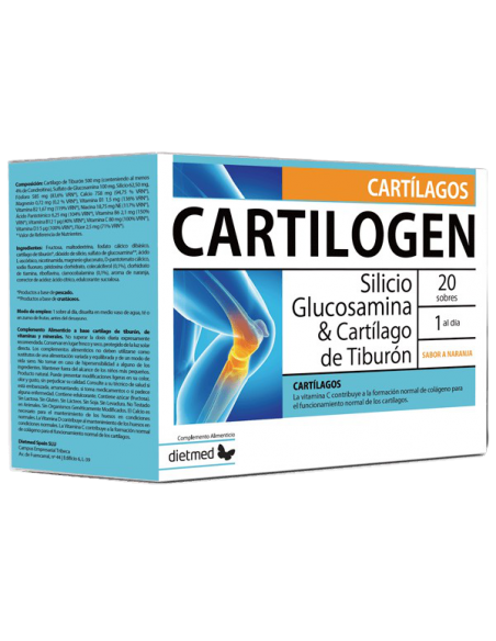 Cartilogen Cartílagos Dietmed 20 sobres | HERBODELICIAS