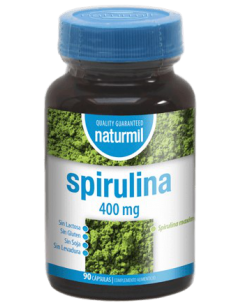 Spirulina Naturmil 400 mg. Dietmed 90 caps.