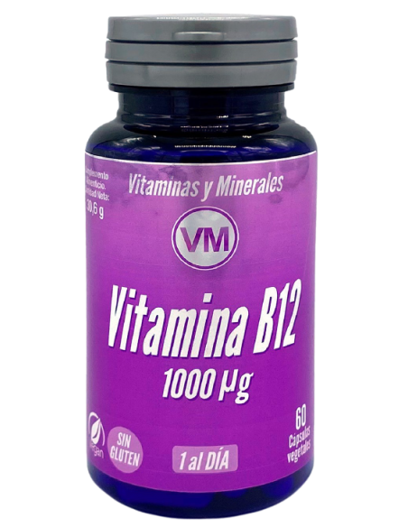Vitamina B12 1000 mcg 60 cápsulas vegetales Ynsadiet