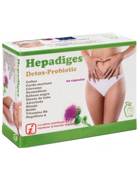 Hepadigés Detox-Probióticos 60 cápsulas DIS
