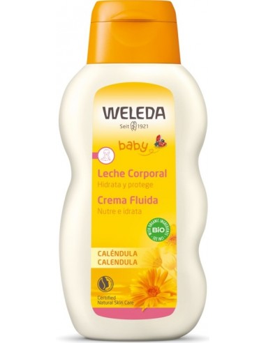 Leche corporal calendula bebe Weleda