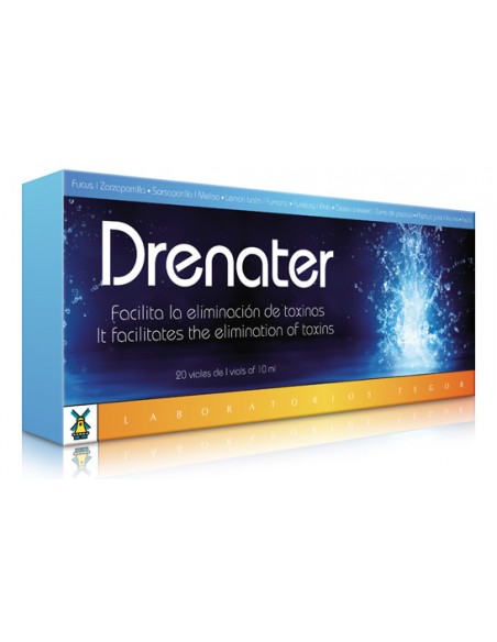 Drenater 20 viales Tegor | HERBODELICIAS