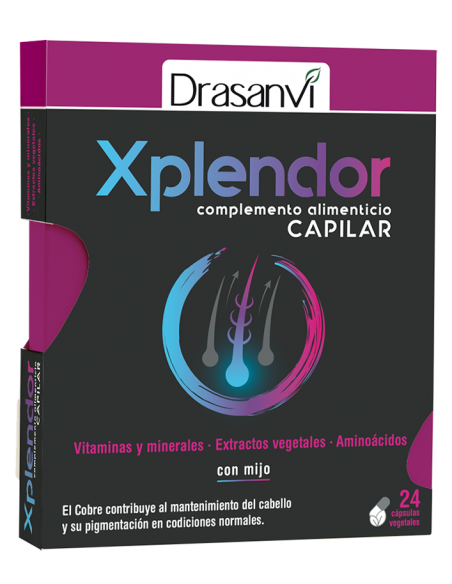 Xplendor capilar  Drasanvi 24 caps | HERBODELICIAS
