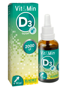 Vit & Min Vitamina D3 Gotas Eladiet