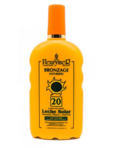Leche Solar SPF20 con dosificador-250ml Fleurymer