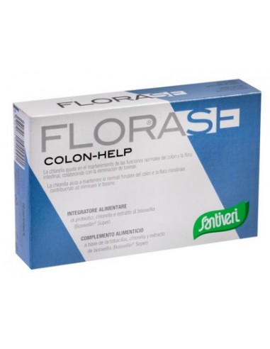 Florase Colon-Help Santiveri 40 cps | HERBODELICIAS