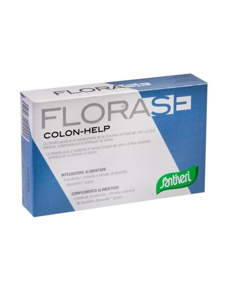Florase Colon-Help Santiveri 40 cps | HERBODELICIAS
