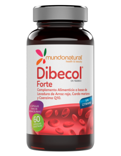 DIBECOL FORTE 60 caps · Para mantener niveles colesterol