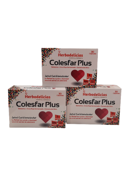 Pack (3 uds.) Colesfar 30 cps Herbofar