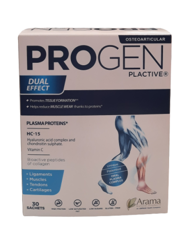 Progen Plactive 30 sobres Online | HERBODELICIAS