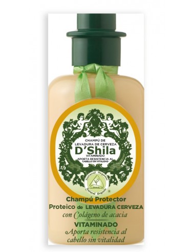 Champú proteico de Levadura Cerveza 300 ml D´Shila