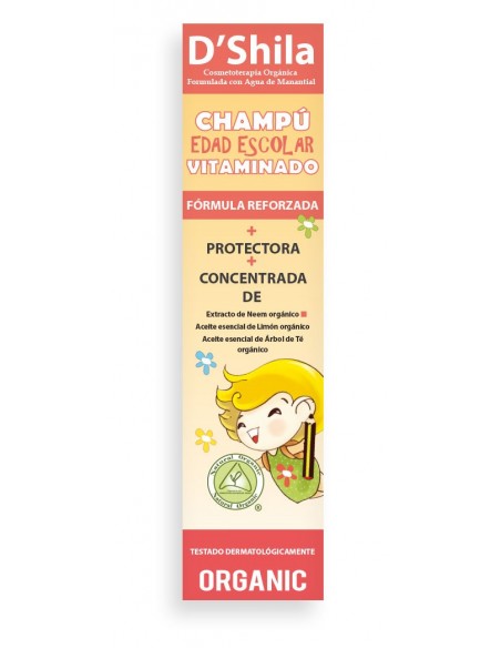 Champú Vitaminado Edad Escolar 250 ml D´Shila