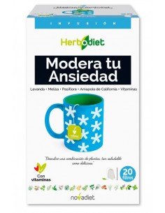 Herbodiet Modera Tu Ansiedad 20 filtros Novadiet