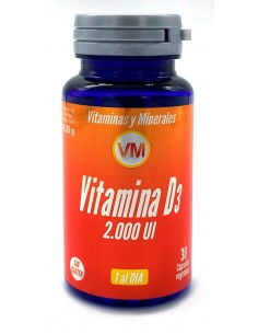 Vitamina D3 4.000 UI 60 cápsulas vegetales Ynsadiet