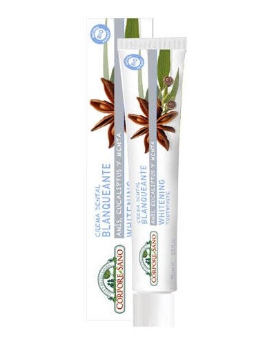Crema Dental Blanqueante Anís, Eucalipto y Menta Corpore Sano