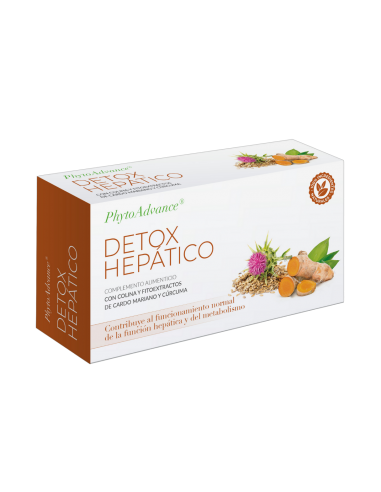 Detox Hepático 30 cápsulas PhytoAdvance