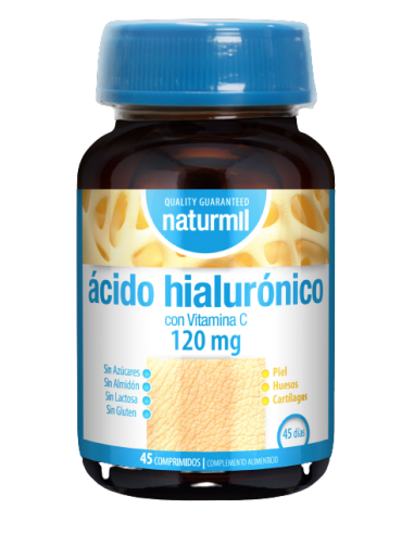 Ácido Hialurónico 120 mg Naturmil Dietmed