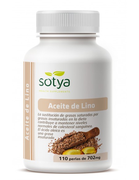 Aceite de Lino 702 mg 110 perlas Sotya