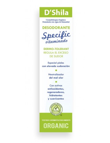 Desodorante Specific vitaminado 50 ml D´Shila