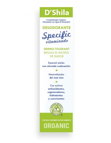 Desodorante Specific vitaminado 50 ml D´Shila