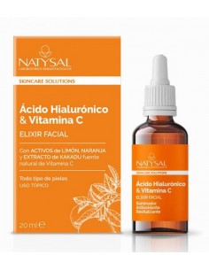 Acido Hialurónico y Vitamina C Elixir Facial Natysal