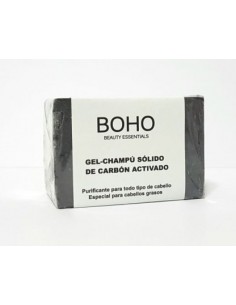 Gel-champú sólido Carbón Activado Boho