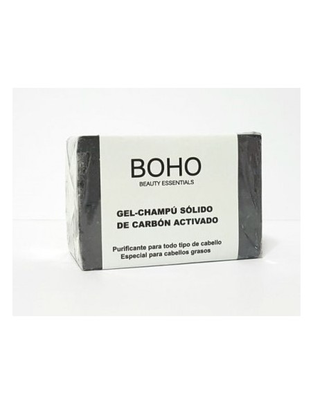 Gel-champú sólido Carbón Activado Boho