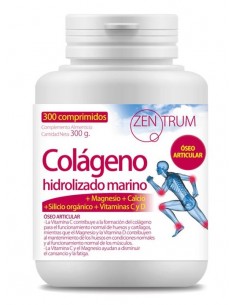 Zentrum Colageno Hidrolizado Ynsadiet 300 comp | HERBODELICIAS