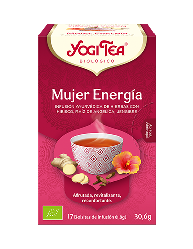 Mujer Energía 17 bolsitas Yogi Tea